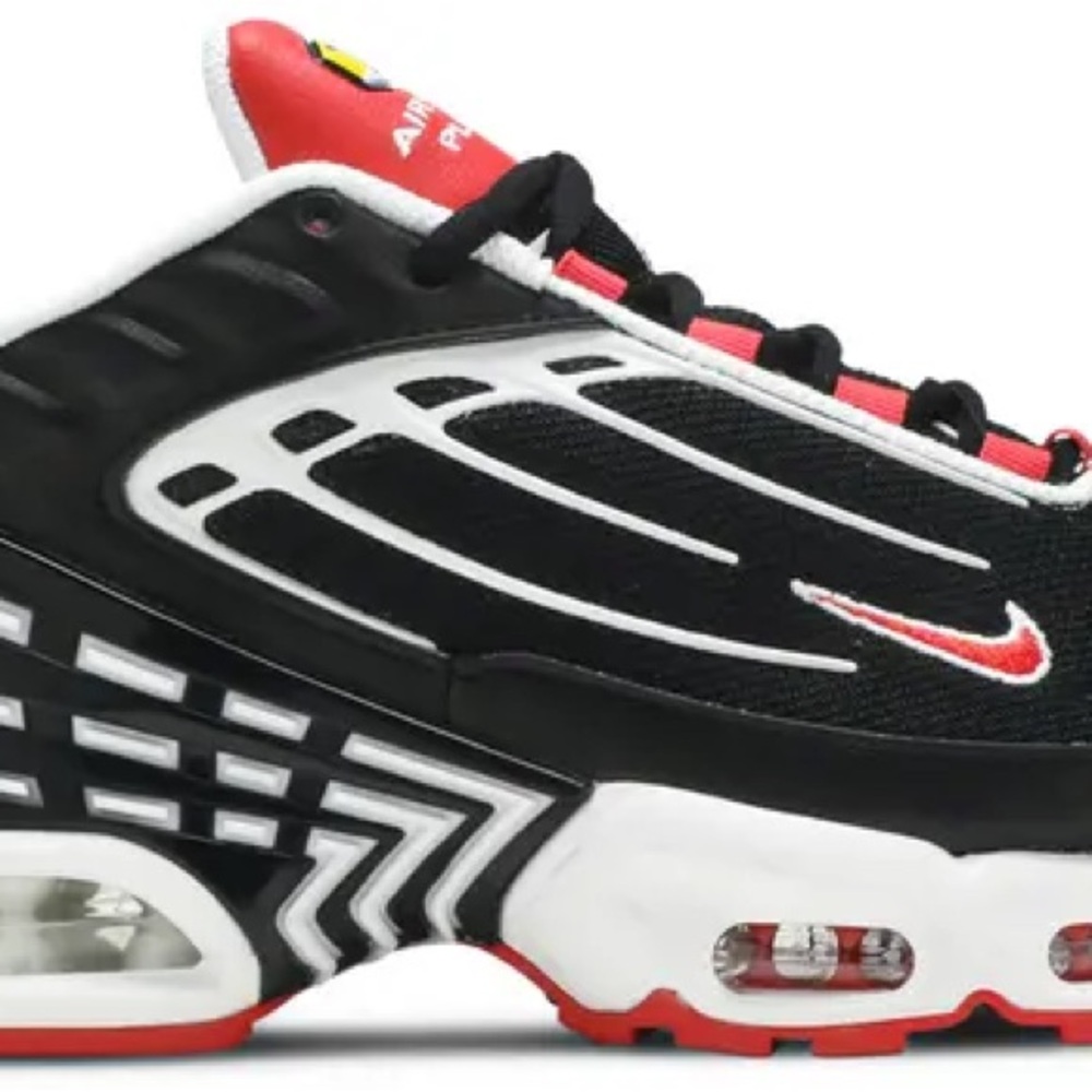 Black and Red Air Max Sneakers